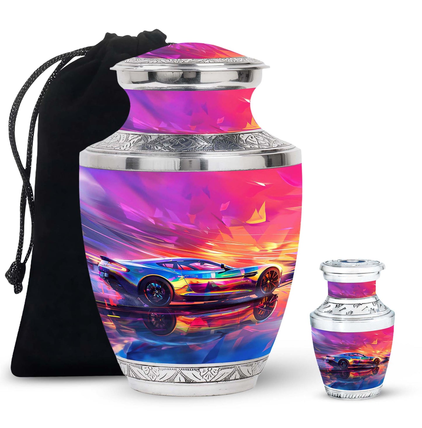 Personalized Car Keepsake Urn for Adults - 10-inch, 200 cu in - Yatskia