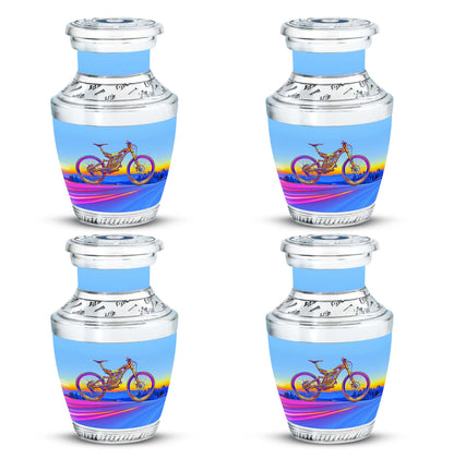 Personalized Bicycle Cremation Urn for Adult - 10-inch, 200 cu in - Yatskia