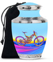 Vibrant Bicycle Urn for Human Ashes - Cremation Urns For Adult