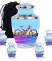 Vibrant Bicycle Urn for Human Ashes - Cremation Urns For Adult
