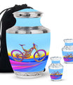 Vibrant Bicycle Urn for Human Ashes - Cremation Urns For Adult
