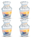 Sunset Boat Urn for Human Ashes - Boat Cremation Urns For Adults