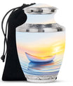 Sunset Boat Urn for Human Ashes - Boat Cremation Urns For Adults