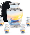Sunset Boat Urn for Human Ashes - Boat Cremation Urns For Adults