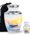 Sunset Boat Urn for Human Ashes - Boat Cremation Urns For Adults