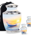 Sunset Boat Urn for Human Ashes - Boat Cremation Urns For Adults
