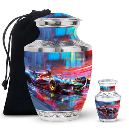 Personalized Car Cremation Urn for Men and Women - 10-inch, 200 cu in - Yatskia