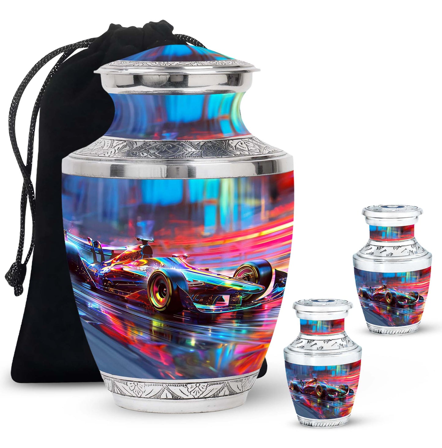 Personalized Car Cremation Urn for Men and Women - 10-inch, 200 cu in - Yatskia