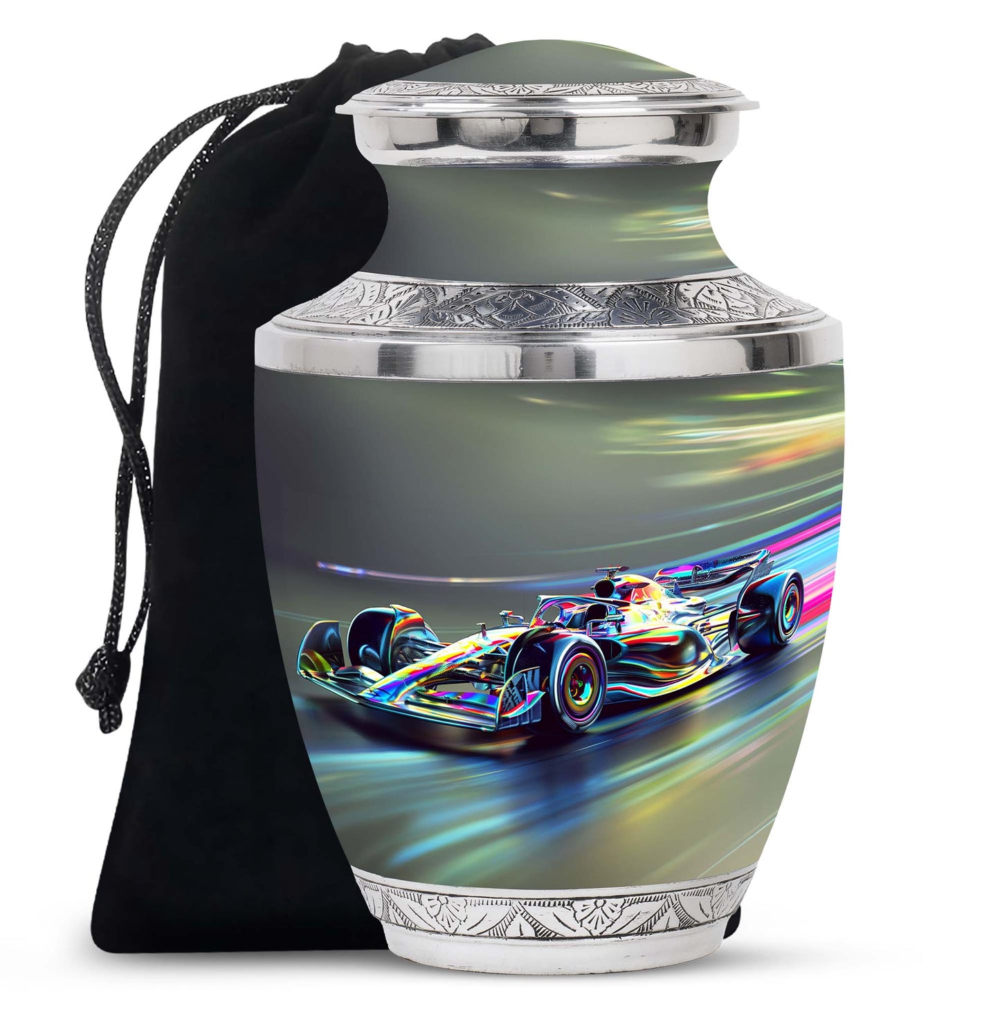 Personalized Car Cremation Urn for Adults - 10-inch, 200 cu in - Yatskia