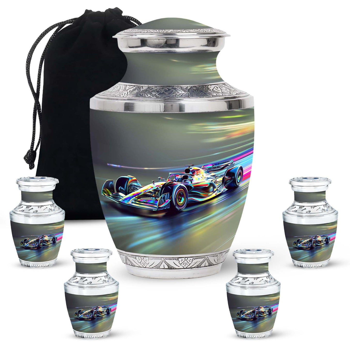 Personalized Car Cremation Urn for Adults - 10-inch, 200 cu in - Yatskia