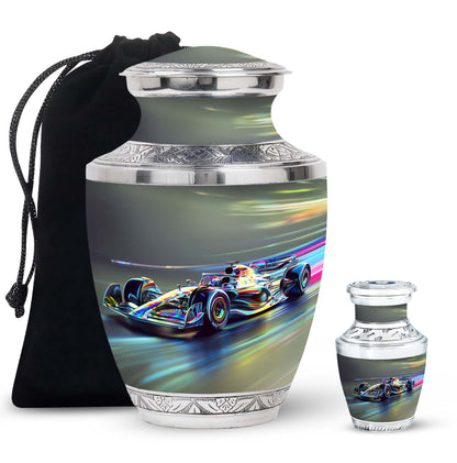 Personalized Car Cremation Urn for Adults - 10-inch, 200 cu in - Yatskia