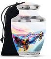 Vibrant Race Car Urn for Human Ashes - Car Funeral Urn For Adult
