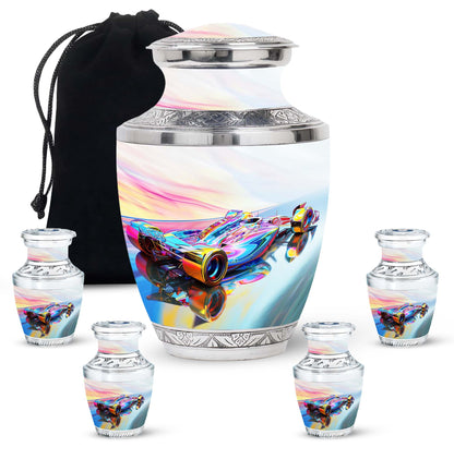 Personalized Car Cremation Urn for Adult - 10-inch, 200 cu in - Yatskia