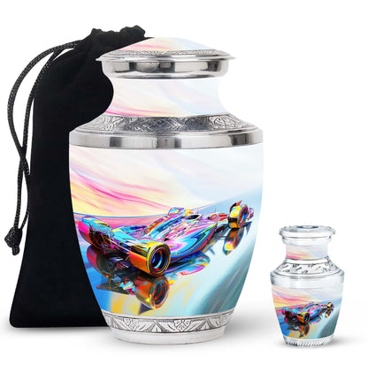 Personalized Car Cremation Urn for Adult - 10-inch, 200 cu in - Yatskia