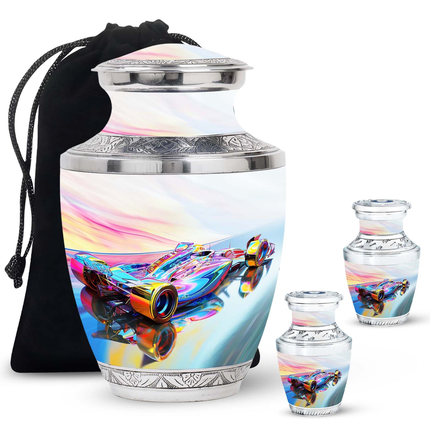 Personalized Car Cremation Urn for Adult - 10-inch, 200 cu in - Yatskia