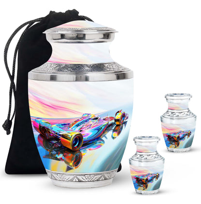 Personalized Car Cremation Urn for Adult - 10-inch, 200 cu in - Yatskia