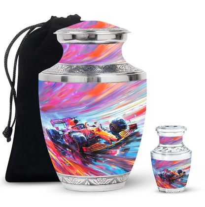 Personalized Car Cremation Urn for Human Ashes - 10-inch, 200 cu in - Yatskia