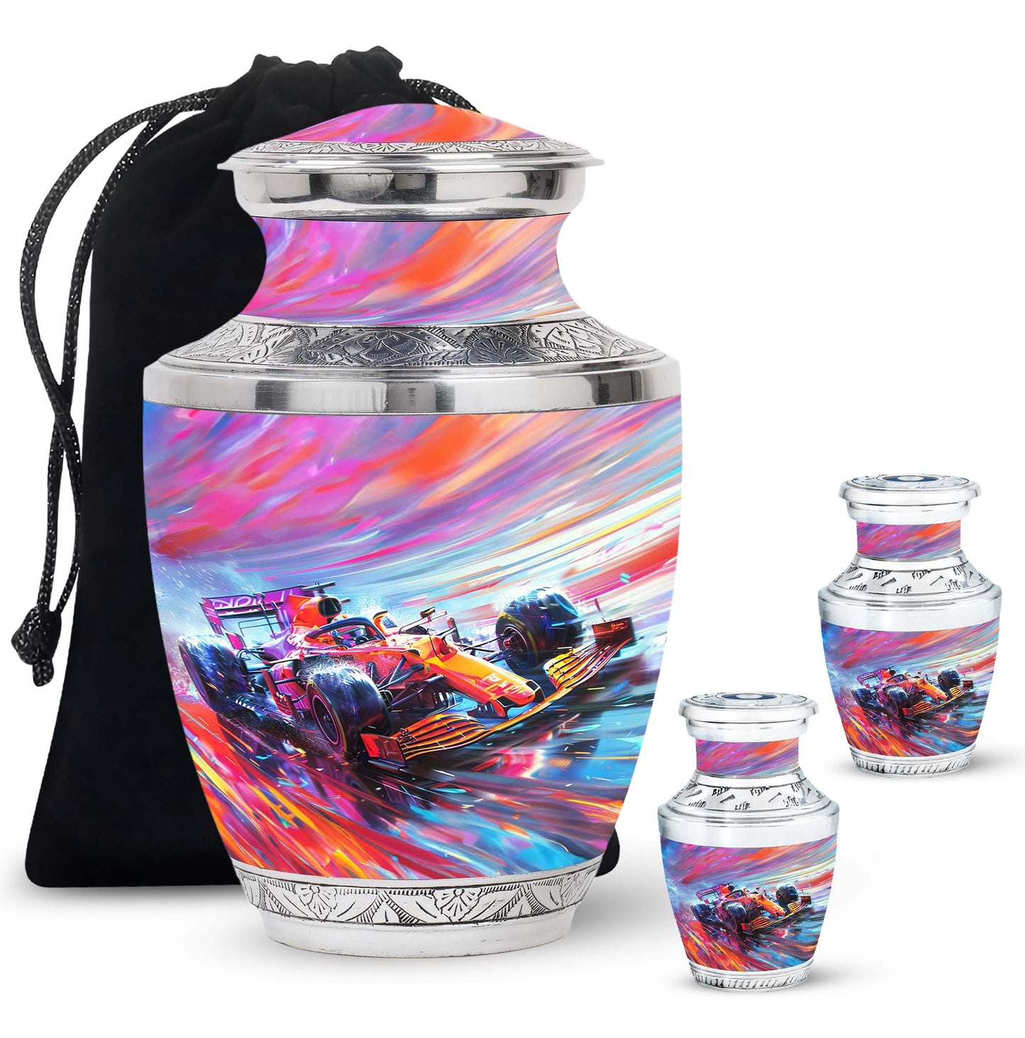 Personalized Car Cremation Urn for Human Ashes - 10-inch, 200 cu in - Yatskia