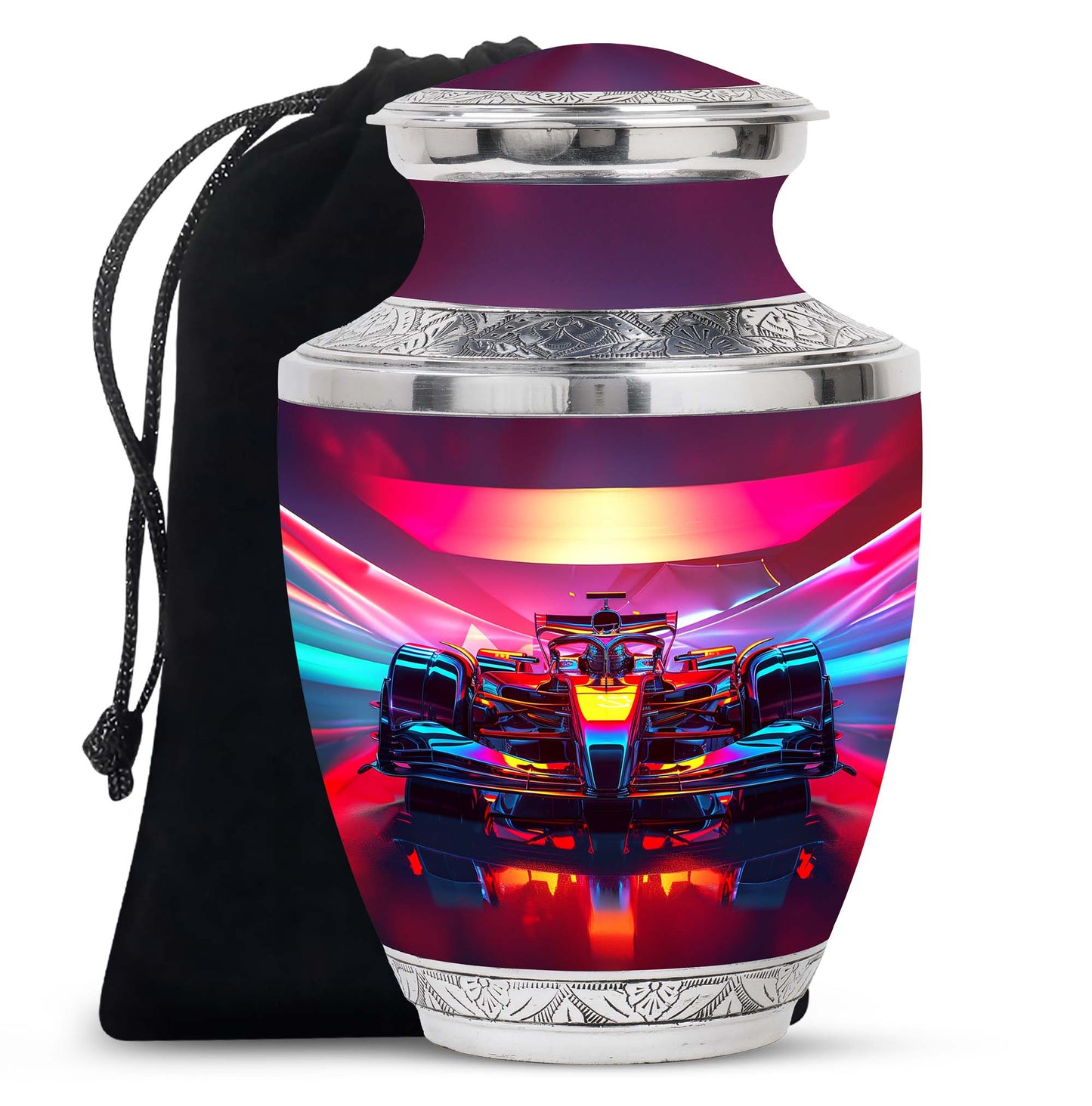 Personalized Car Cremation Urn for Human Ashes - 10-inch, 200 cu in - Yatskia