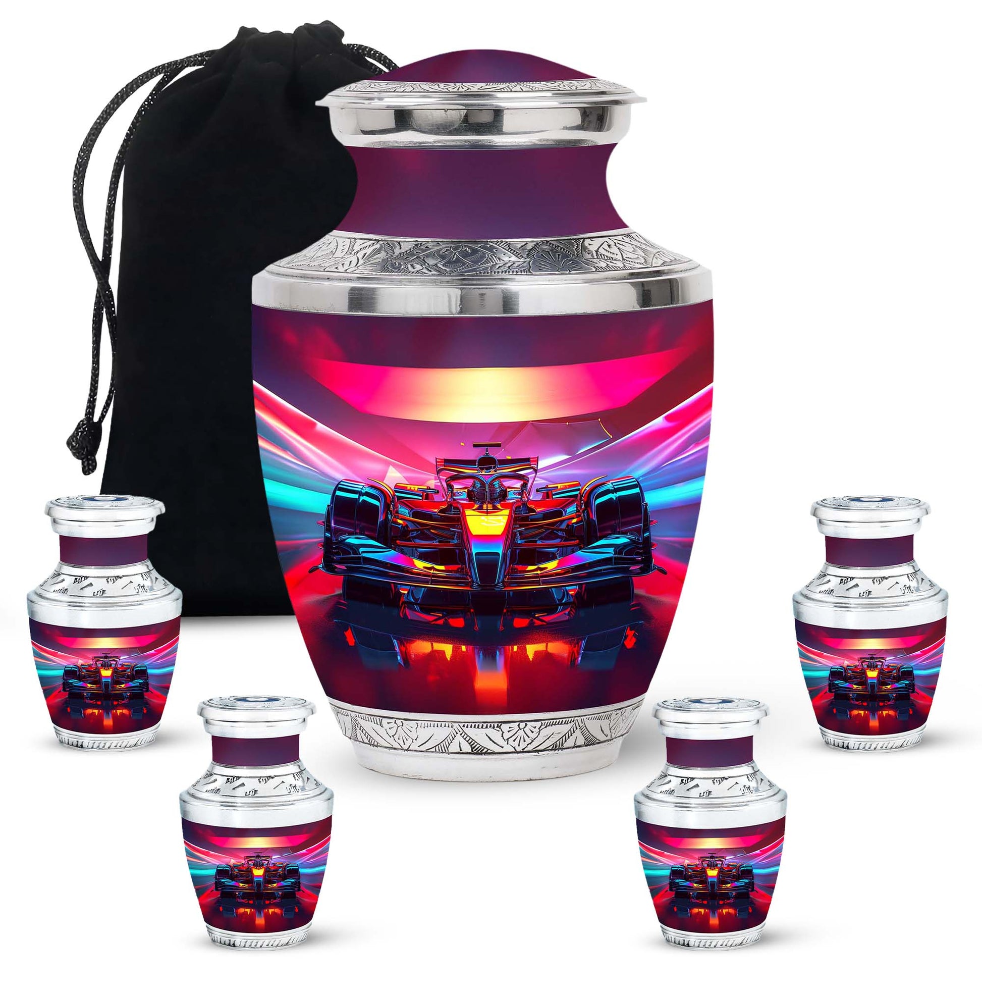 Racing Car Cremation Urn for Ashes – Unique Tribute For Motorsports Fans