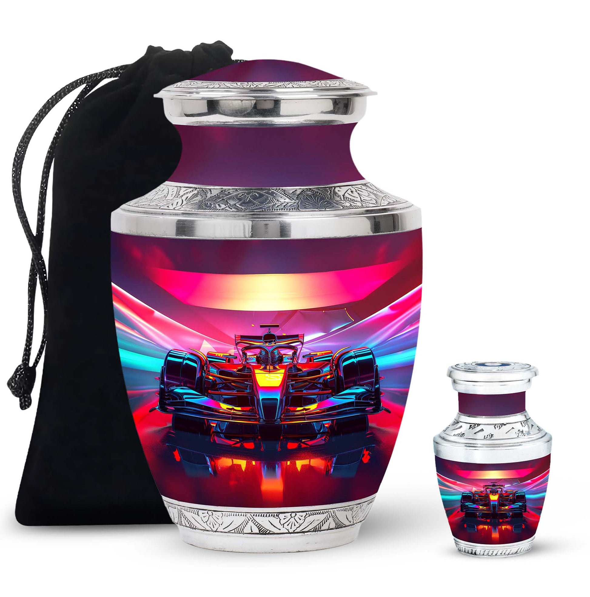 Racing Car Cremation Urn for Ashes – Unique Tribute For Motorsports Fans