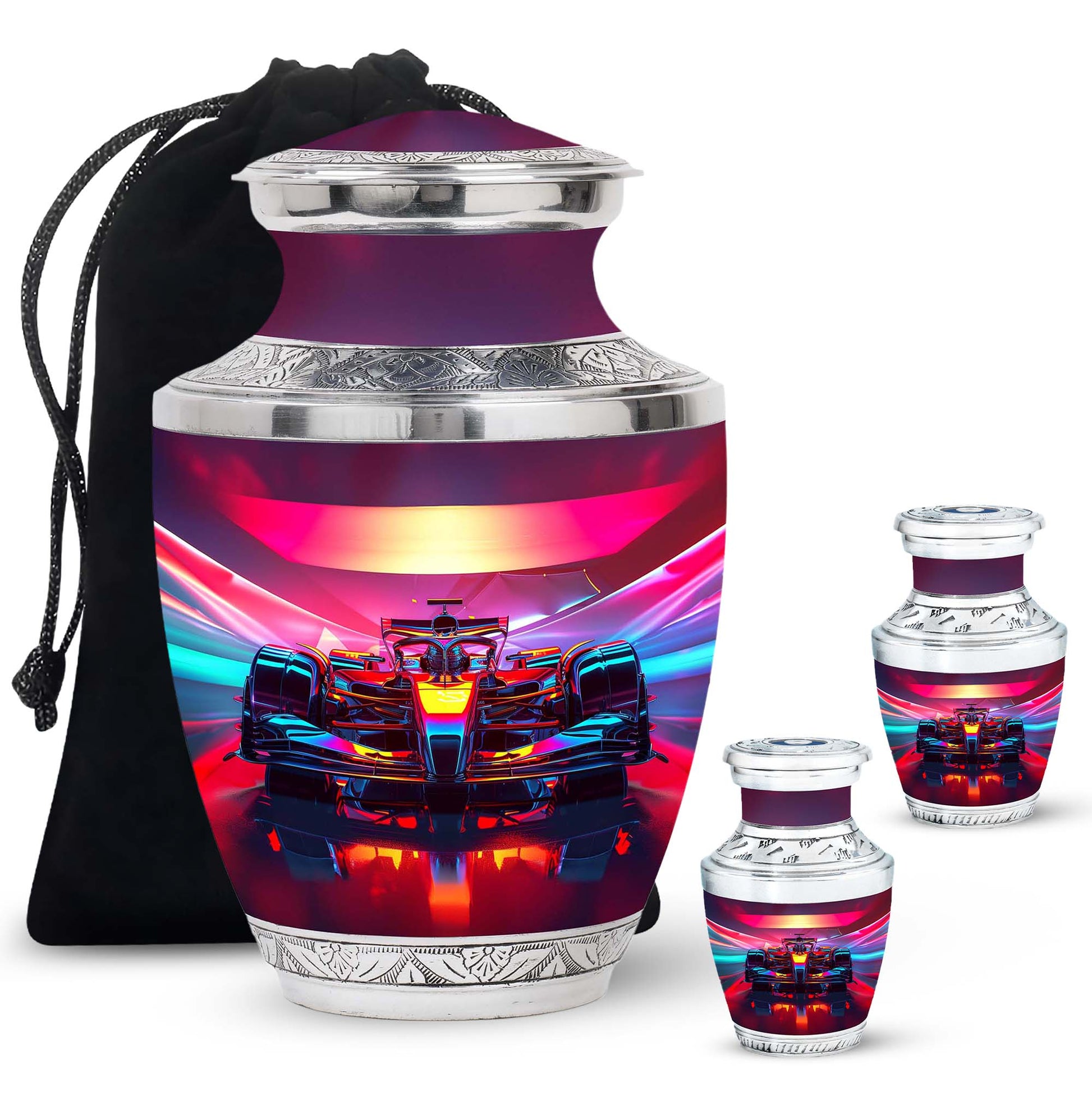 Racing Car Cremation Urn for Ashes – Unique Tribute For Motorsports Fans