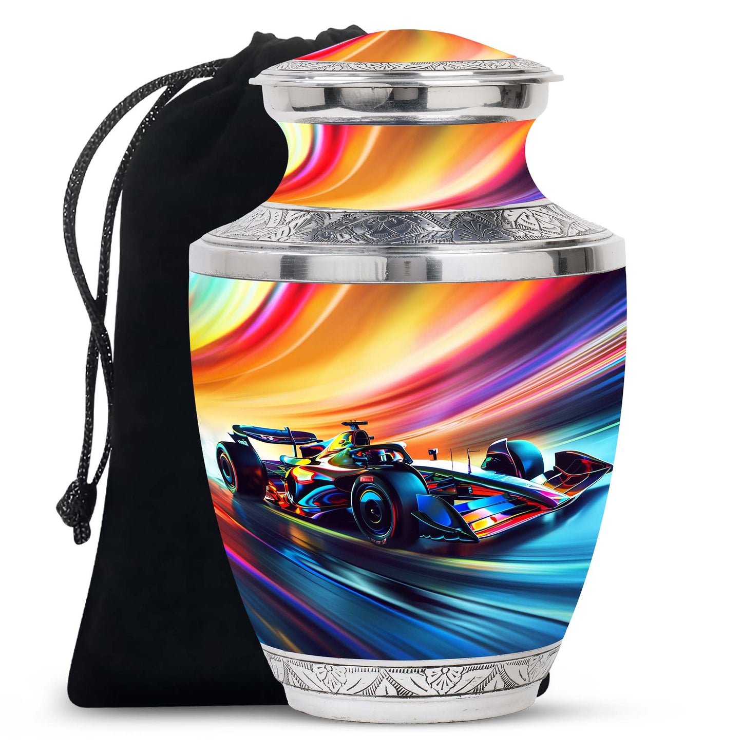 Personalized Car Cremation Urn for Human Ashes - 10-inch, 200 cu in - Yatskia