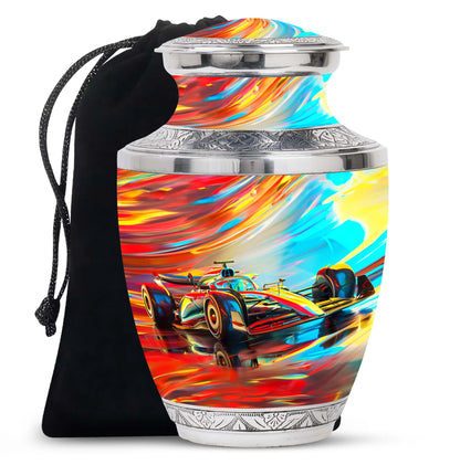 Personalized Car Cremation Urn for Human Ashes - 10-inch, 200 cu in - Yatskia