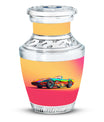 Colorful Race Car Cremation Urn - Decorative Funeral Urns For Dad Ashes