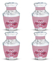 Pink Couple Swan Urn for Ashes – Beautiful Love-Themed Memorial Urn