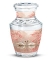 Swan and Cherry Blossom Cremation Urn – Elegant Memorial for Ashes