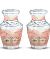 Swan and Cherry Blossom Cremation Urn – Elegant Memorial for Ashes