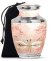 Swan and Cherry Blossom Cremation Urn – Elegant Memorial for Ashes
