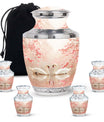 Swan and Cherry Blossom Cremation Urn – Elegant Memorial for Ashes
