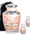Swan and Cherry Blossom Cremation Urn – Elegant Memorial for Ashes