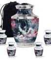 White Swan Funeral Urn - Large Urns For Human Ashes Adult Female