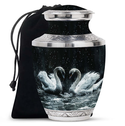 Personalized Bird Cremation Urn for Mom - 10-inch, 200 cu in - Yatskia