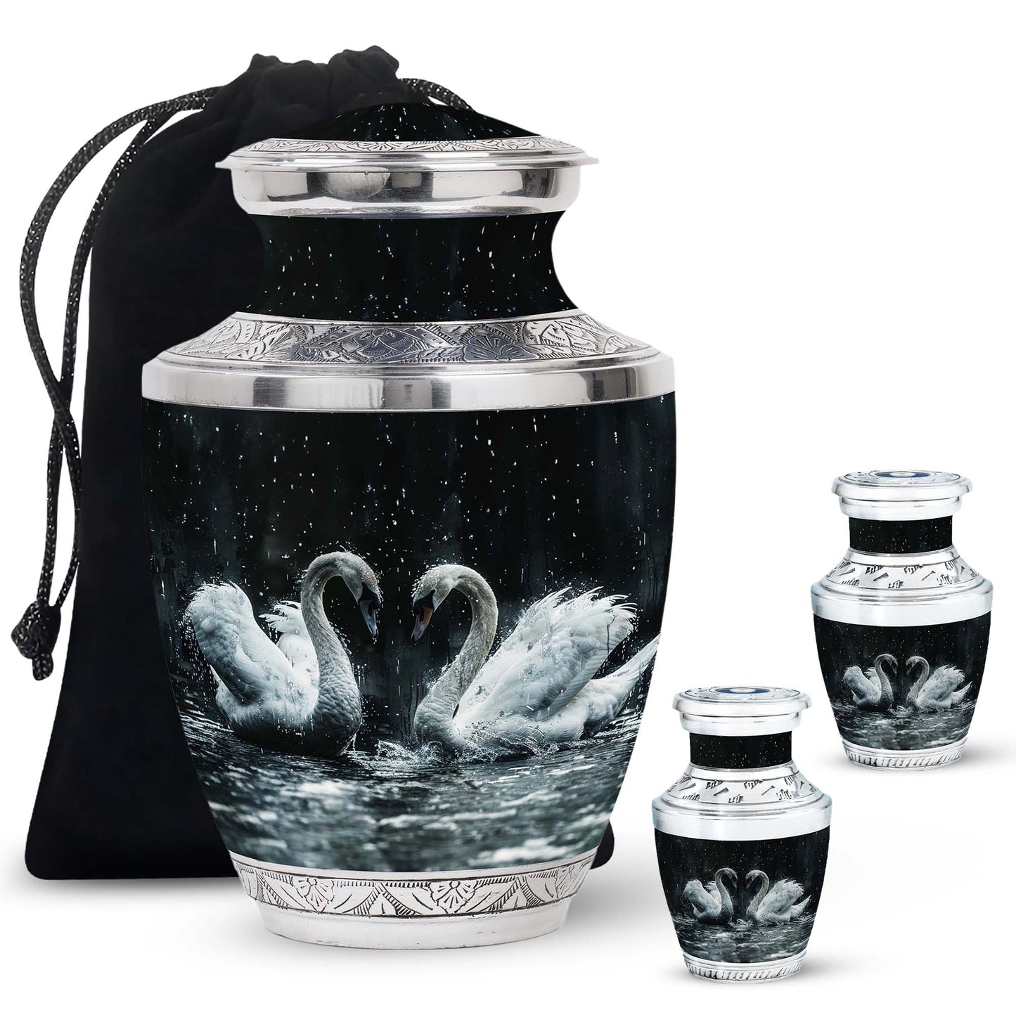 Personalized Bird Cremation Urn for Mom - 10-inch, 200 cu in - Yatskia