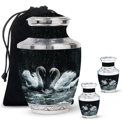 Personalized Bird Cremation Urn for Mom - 10-inch, 200 cu in - Yatskia