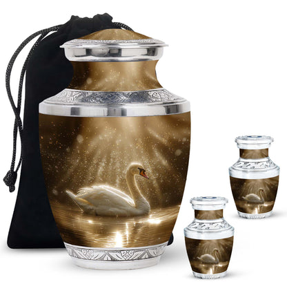 Personalized Bird Cremation Urn for Adults - 10-inch, 200 cu in - Yatskia