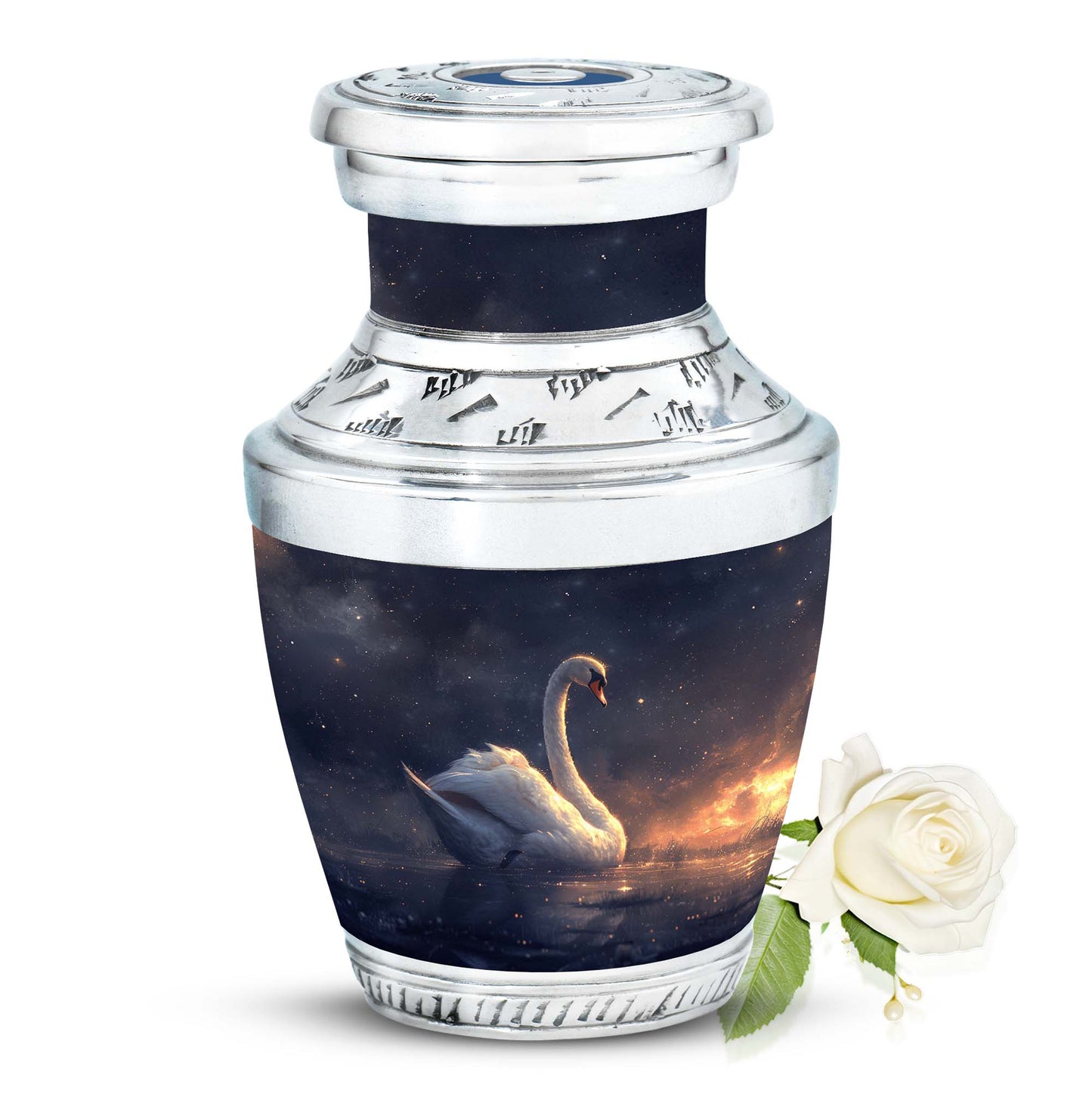 Personalized Bird Cremation Urn for Women - 10-inch, 200 cu in - Yatskia