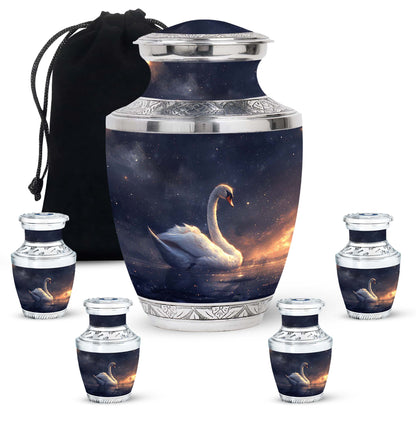 Personalized Bird Cremation Urn for Women - 10-inch, 200 cu in - Yatskia