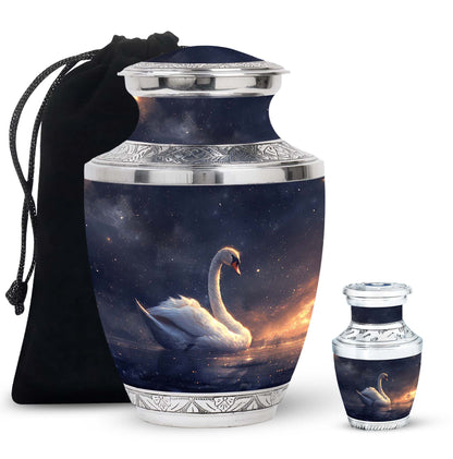 Personalized Bird Cremation Urn for Women - 10-inch, 200 cu in - Yatskia