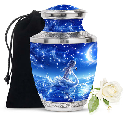 Personalized Bird Cremation Urn for Human Ashes - 10-inch, 200 cu in - Yatskia