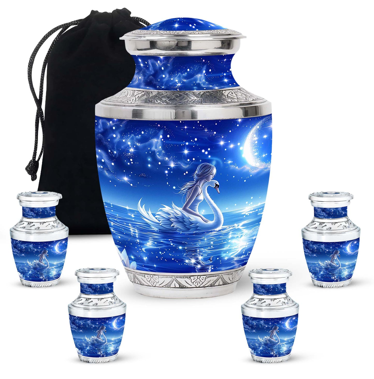 Personalized Bird Cremation Urn for Human Ashes - 10-inch, 200 cu in - Yatskia
