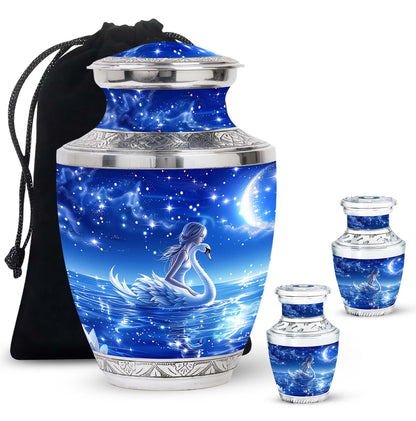 Personalized Bird Cremation Urn for Human Ashes - 10-inch, 200 cu in - Yatskia