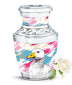 Pop Art Duck Splash - Swan Urns Funeral Large Cremation Urns