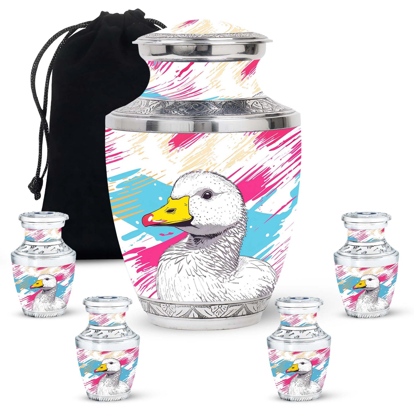 Personalized Bird Cremation Urn for Human Ashes - 10-inch, 200 cu in - Yatskia