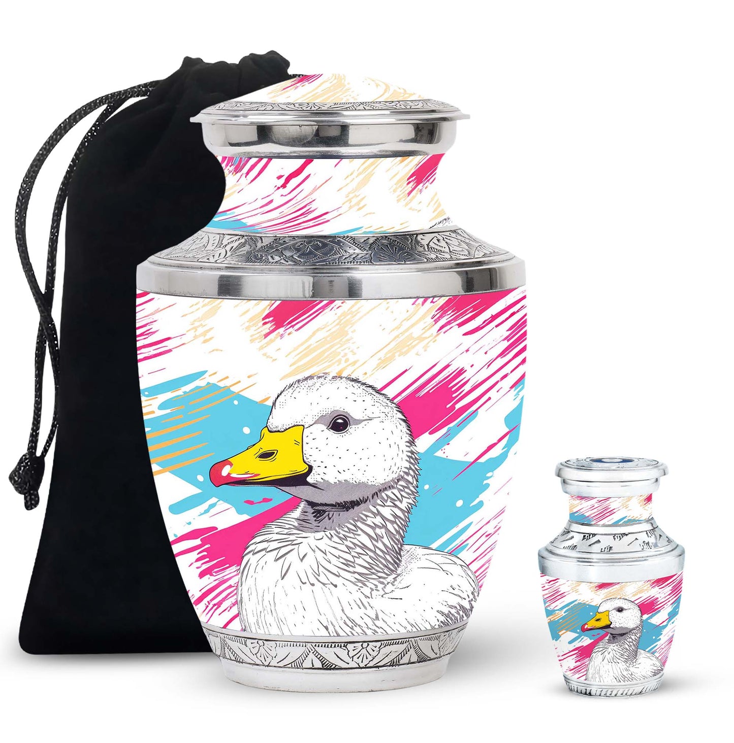 Personalized Bird Cremation Urn for Human Ashes - 10-inch, 200 cu in - Yatskia