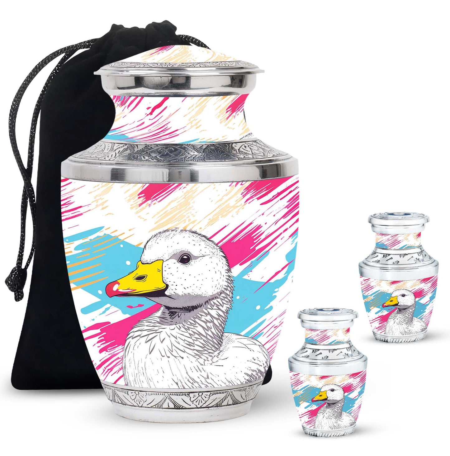 Personalized Bird Cremation Urn for Human Ashes - 10-inch, 200 cu in - Yatskia